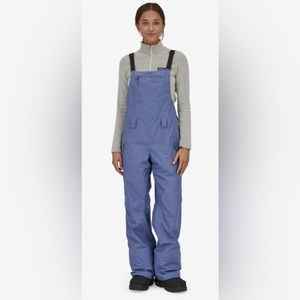 Brand new women’s Patagonia powder town ski bibs.